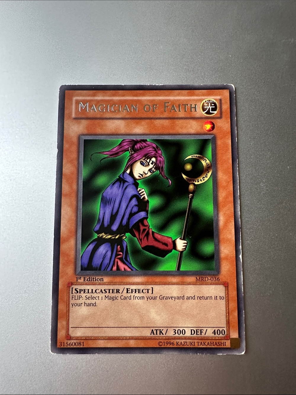 Magician of Faith Yu-Gi-Oh! 1st Edition Trading Card